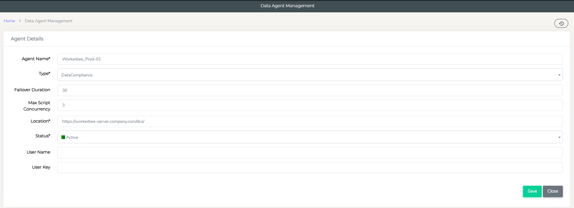 Data Agent Management