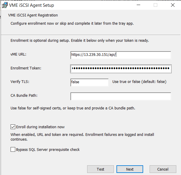 Step 5 - Registration screen