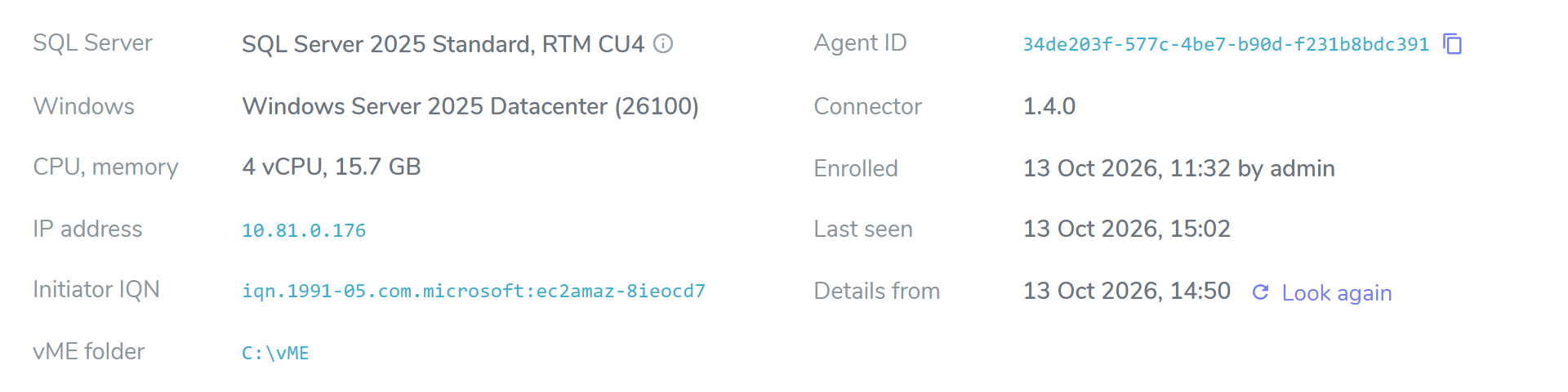 Tip - Agent ID in vME Agent Manager
