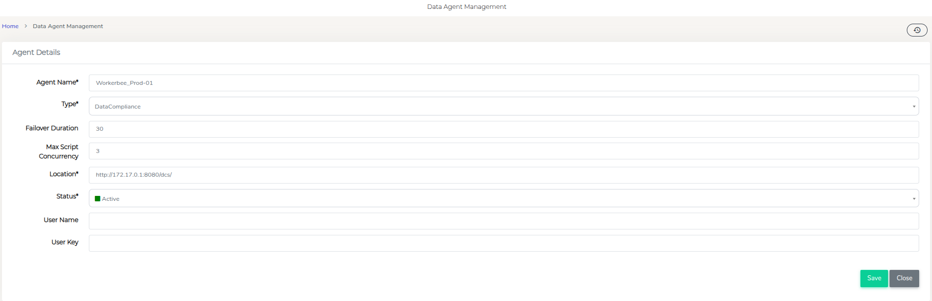 Data Agent Management