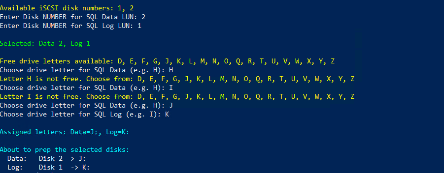 Step 4 — Assign drive letters