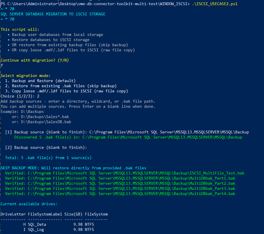 Mode 2 — Multi-source backup input and file verification